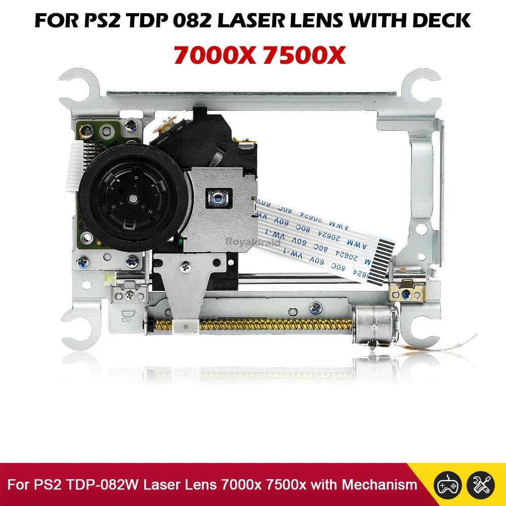 1PCS For PS2 Laser Lens TDP-082W Laser for PS2 70000/75000 7000X/7500X Replacement Laser Lens with Deck Original New