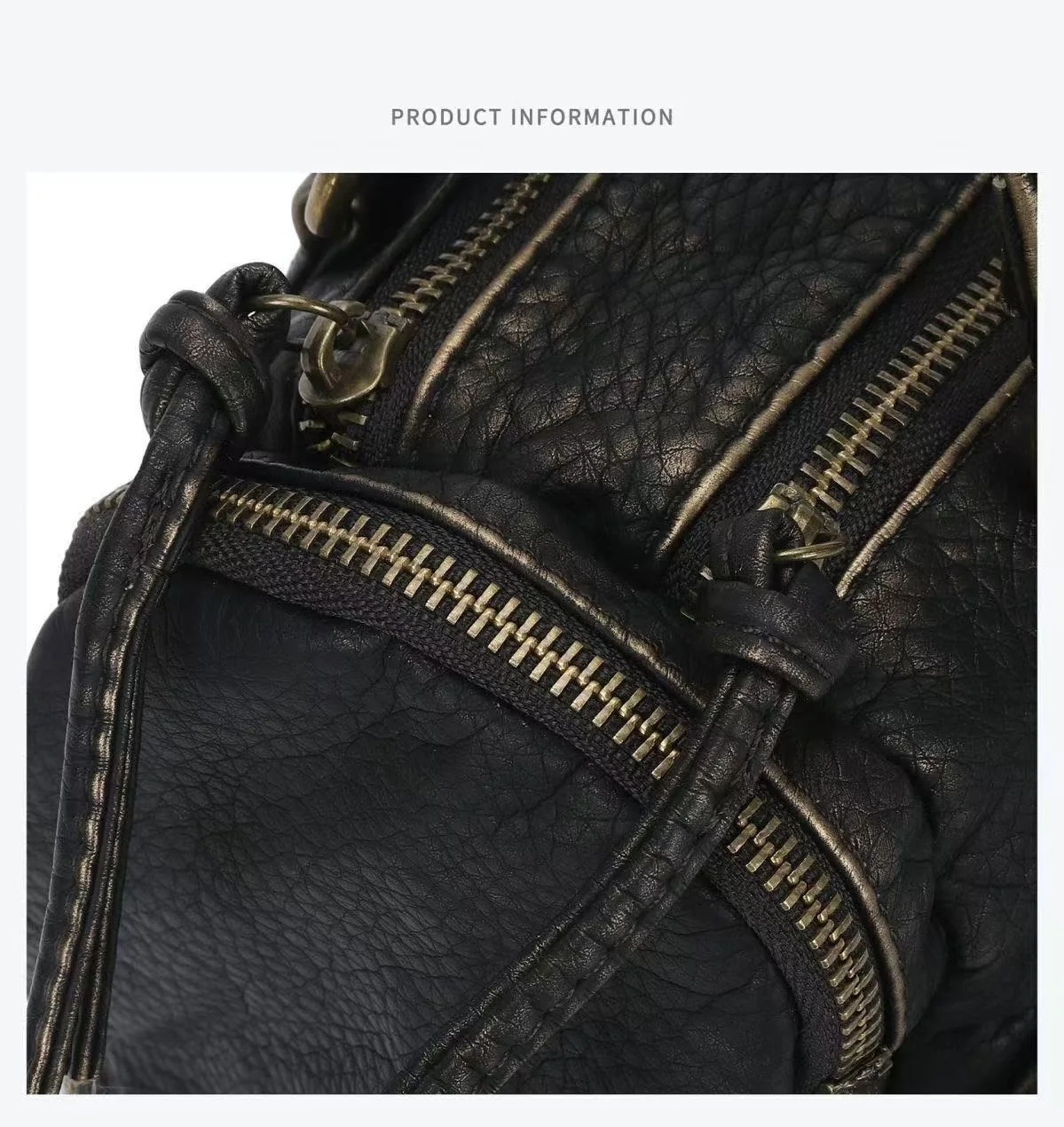 Vintage Damenhandtaschen Kleine Umhängetasche Boston-Tasche mit Tragegriff PU-Schultertasche Modische Dumpling-Tasche Schultertaschen mit mehreren Taschen – Detail 15