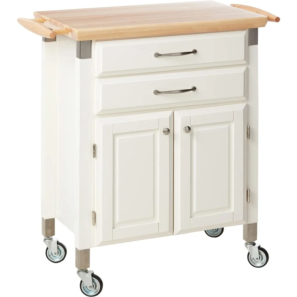 

Madison White Prep & Serve Cart, Off White