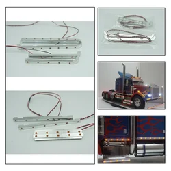 LED Light Side Lamp Strip Voltage 5V for 1/14 Tamiya RC Truck Trailer Tipper King Hauler 56301 56344 Car Diy Parts