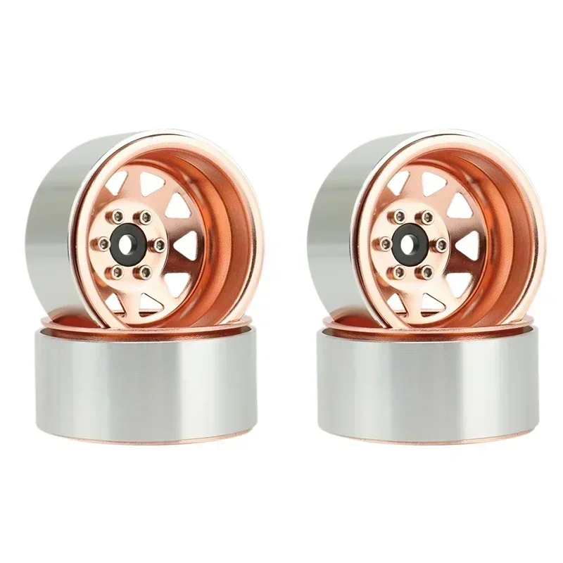 

4 шт. Deep Dish Wagon 1,9 металлический обод ступицы колеса с замком для 1/10 RC Crawler Axial SCX10 90046 Trxs TRX4 RC4WD D90