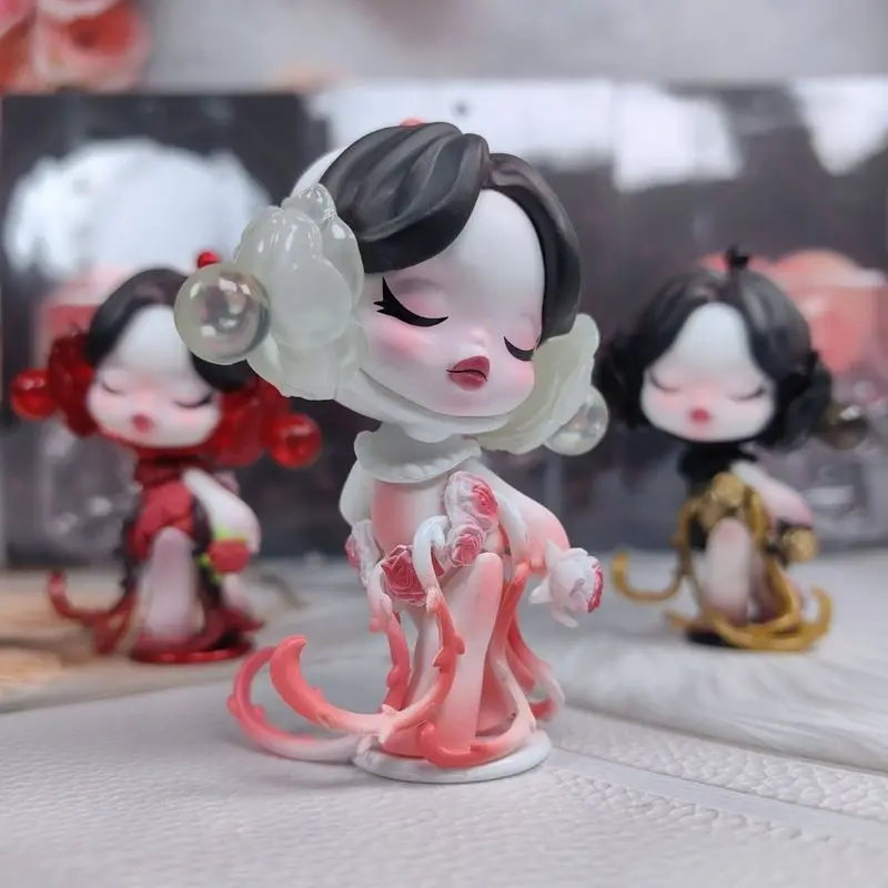 

Hot Valentine'S Day Limited Elevator Figure Skullpanda Doll Collection Model Toys Room Decor Ornaments Valentine'S Day Doll Gift