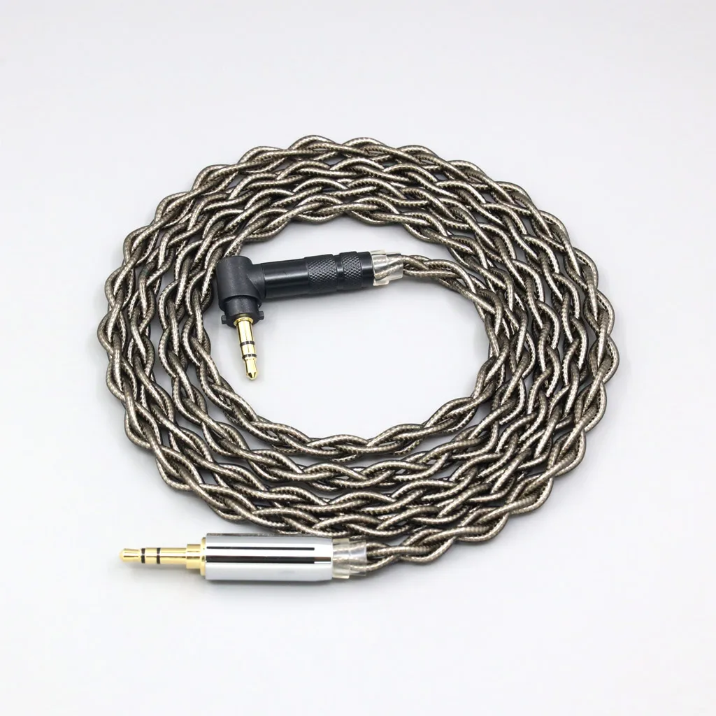 99% الفضة النقية البلاديوم + الجرافين الذهب سماعة التدريع كابل ل Fostex T50RP Mk3 T40RP T20RP Mk2 Dekoni الصوت LN 008479