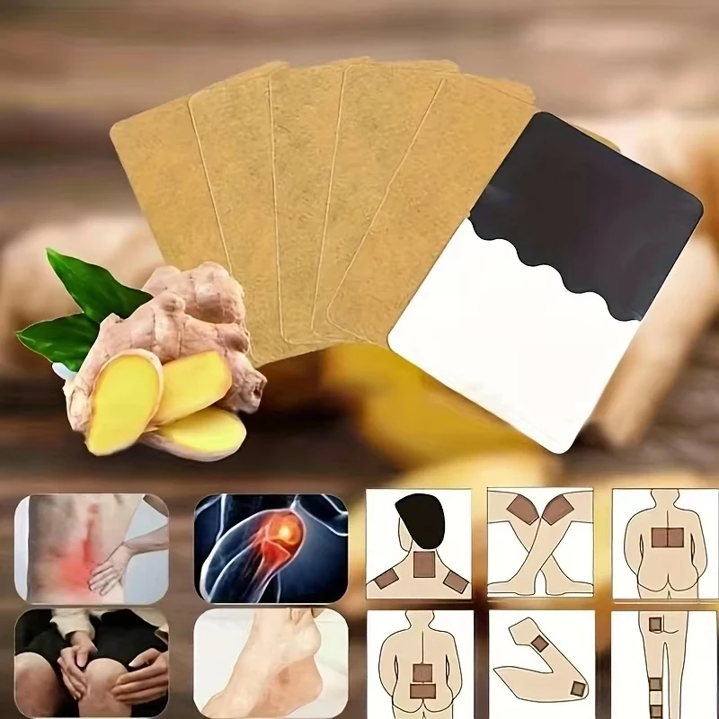 50/100PCS Natural Herbal Knee Patches Acupuncture Patch Heat Patch Long-lasting Warm Joint Nurse Patch