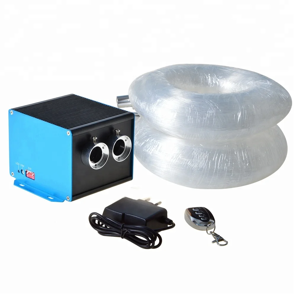 New Cinema Decorative Fiber Optic Star Ceiling Kit With Led Twinkle Light Engine 600 Strands 3 Size Star