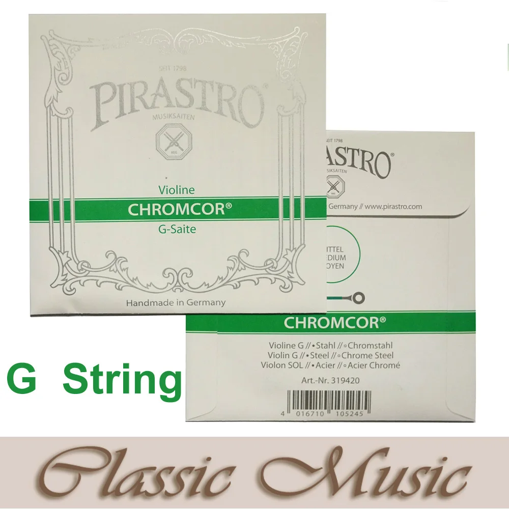 Pirastro Chromcor Violin Strings Full  Set (319020) , Set Ball End ,Original Made in Germany,4/4