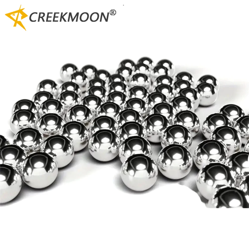 100Pcs Steel Balls Set 4mm 5mm 6mm 7mm 8mm Smooth round Beads High Precision Metal Solid Bearing for Hunting Smooth Solid Ball