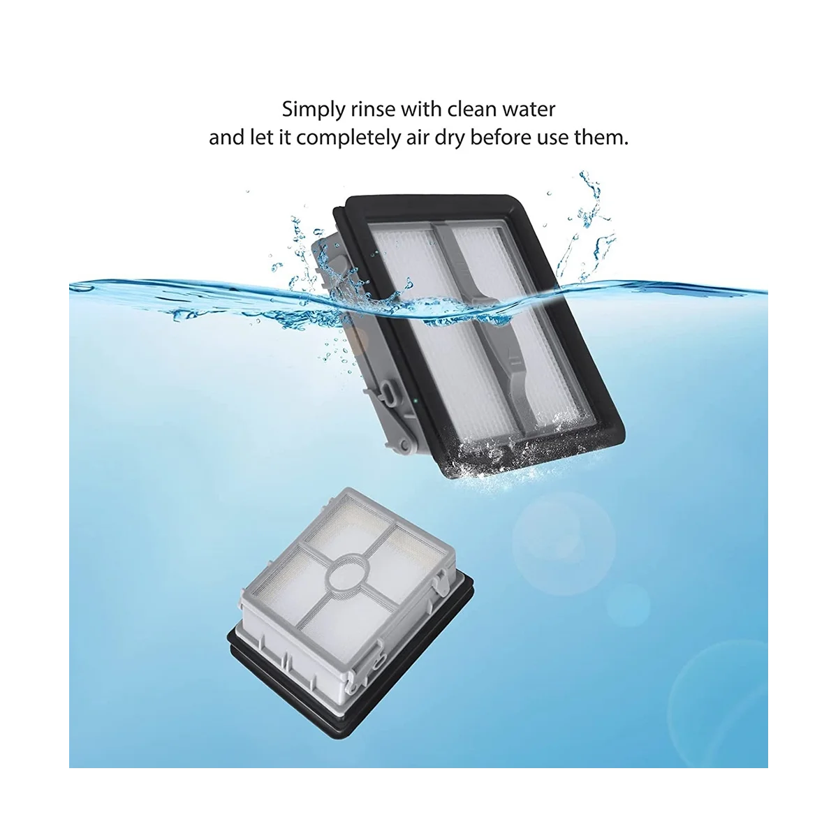 A09G-4PCS X7 Filter สําหรับ X7 Crosswave 3350F 2832Z 2955Z Multi-Surface Wet-Dry สูญญากาศ