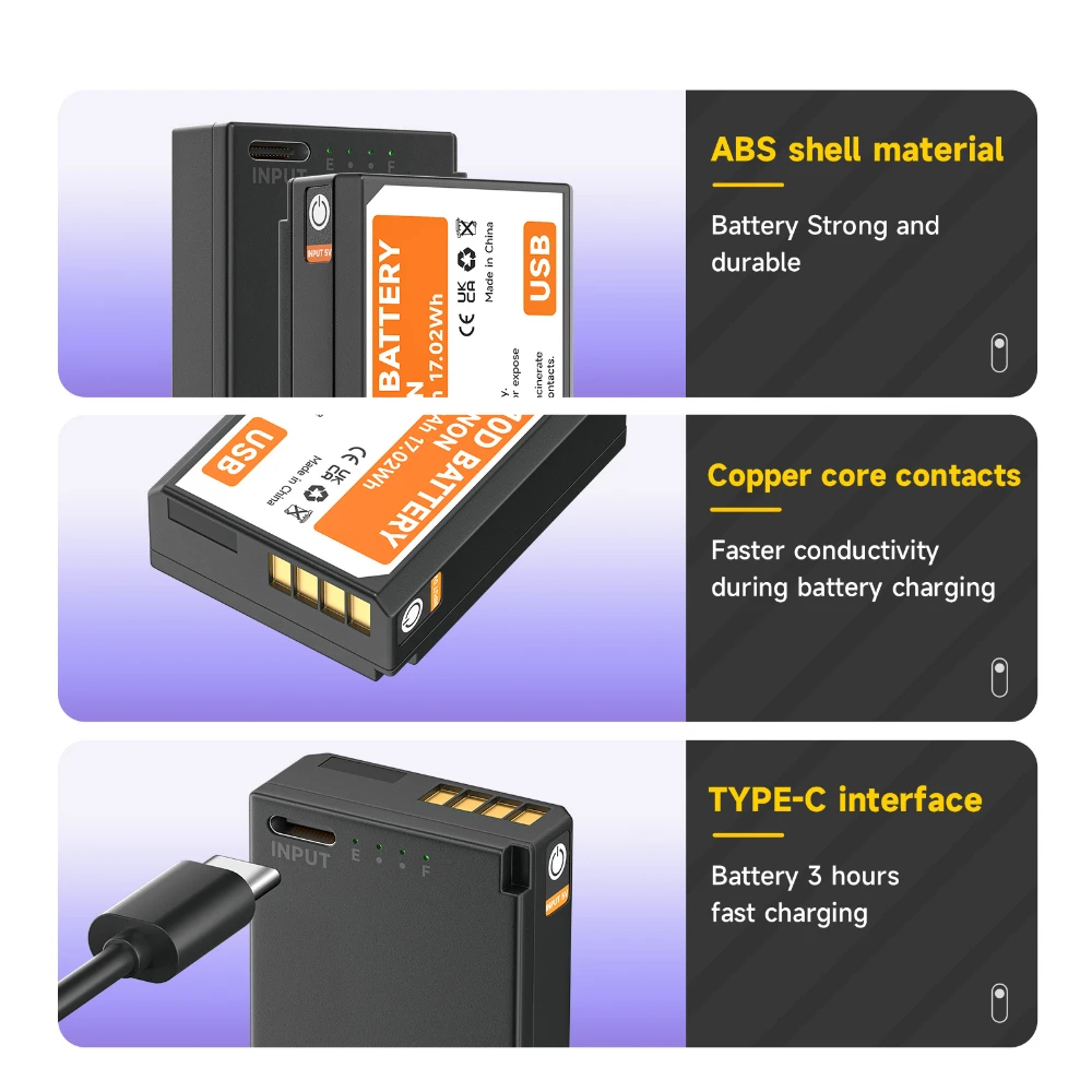 LP-E10 LP E10 LPE10 Аккумулятор для цифровой камеры + зарядное устройство для ЖК-дисплея для Canon EOS 1100D 1200D 1300D 2000D 4000D Rebel T3 T5 T6 KISS X50 X70