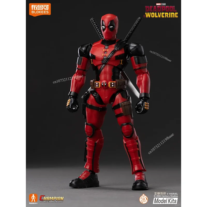 Original Blokees Wolverine Action Figure Deadpool & Wolverine Marvel Toy Champion Class Assembly Model Kit Doll Gift