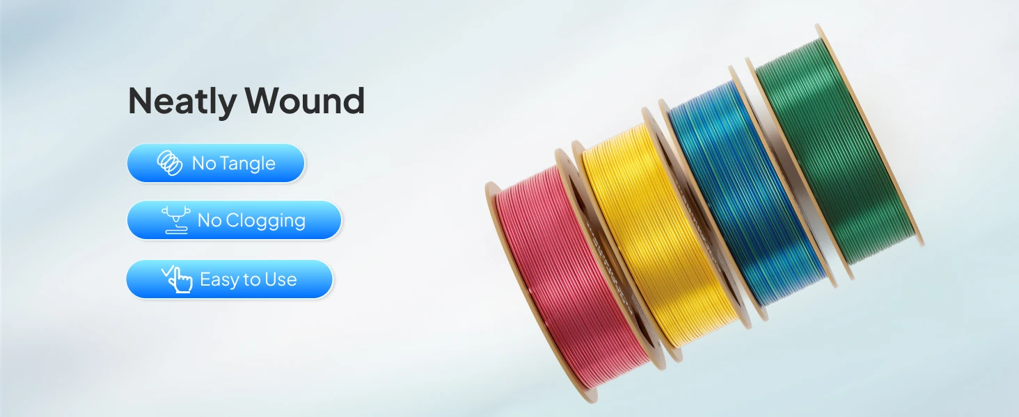 DEEPLEE 4/8KG Seiden-PLA-Filament für 3D-Drucker Filament für Neptune 4 Max Neptune 3 Pro PLA Seidenbronze Deeplee Filament – Detail 4