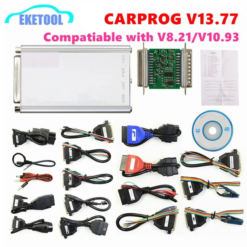 V13.77 Carprog V8.21 Auto ECU Chip Tuning Universal Car Prog Repair Tool Carprog Free Keygen ECU Programmer