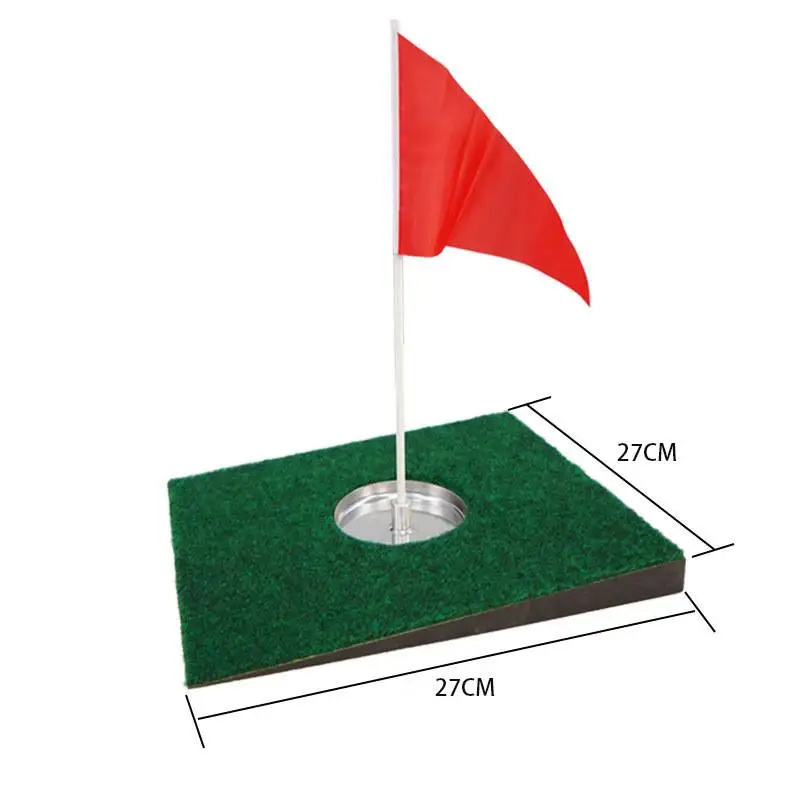 Indoor Golf Hitting Mat Golf Putting Green Practice Mat for Beginners Golf Game Help for Home Outdoor Backyard Golf Practice