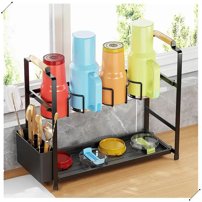 Water Bottle Organizer For Stanley 40 Oz Tumbler Cup Rack For Kitchen Organizers & Storage Organizer Stand