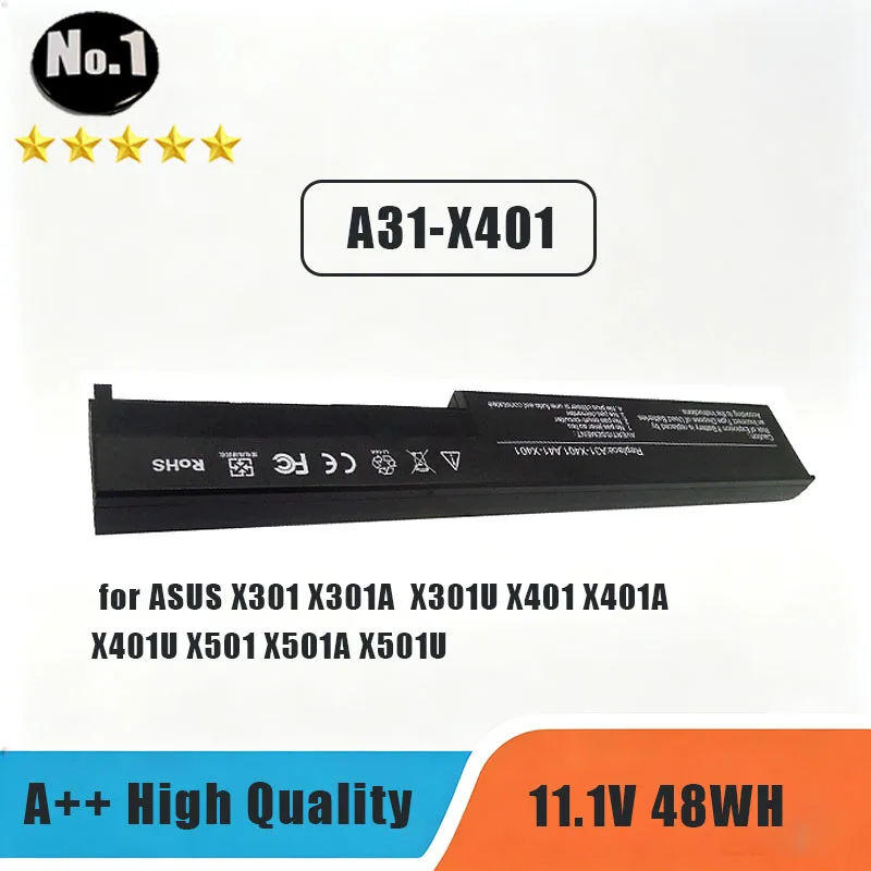 LMDTK New  A31-X401 A41-X401 Laptop Battery for ASUS X301 X301A  X301U X401 X401A X401U X501 X501A X501U