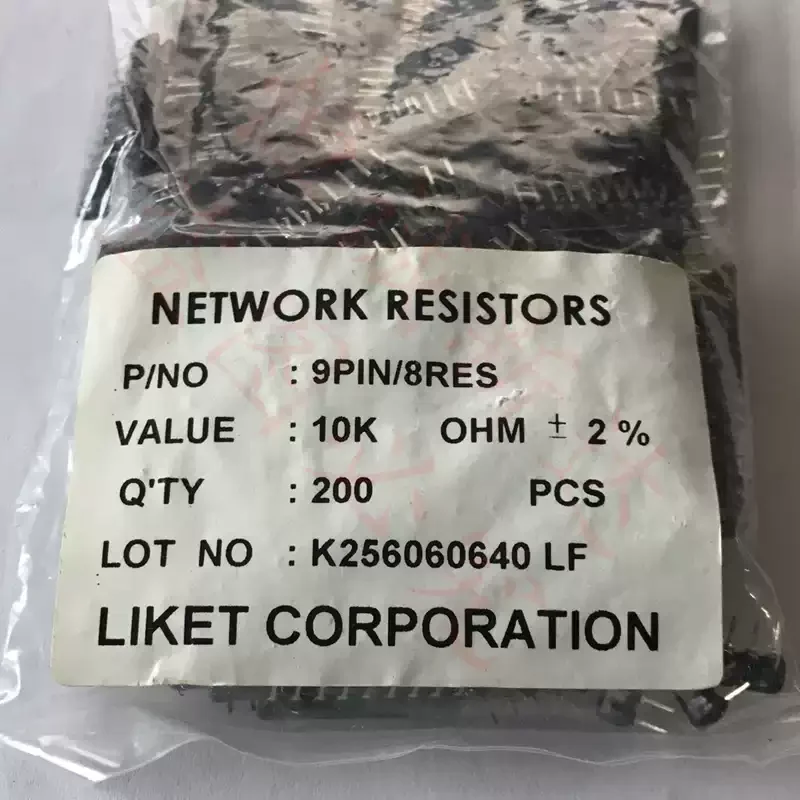 9-pin 9P DIP resistor array A103 A102 A472 5.1K 330R 4.7K 1K 10K 2.2K 3.3K