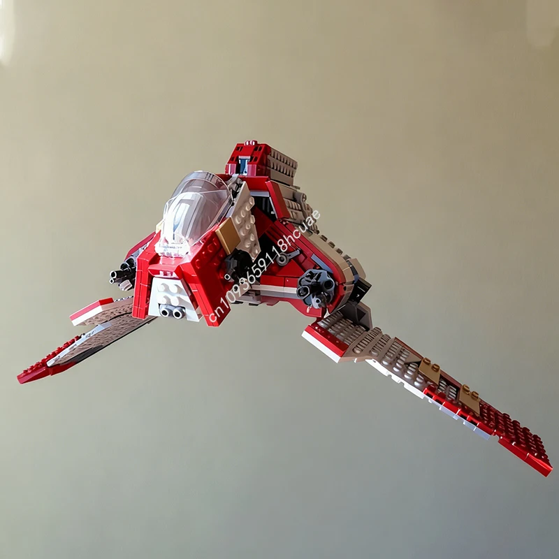 

496 шт. MOC Асока Танос Республики Атака Челнок Звезда Боевая Модель Строительные Блоки Ремесленные Игрушки Идея Сборка Кирпич Рождественские Подарки