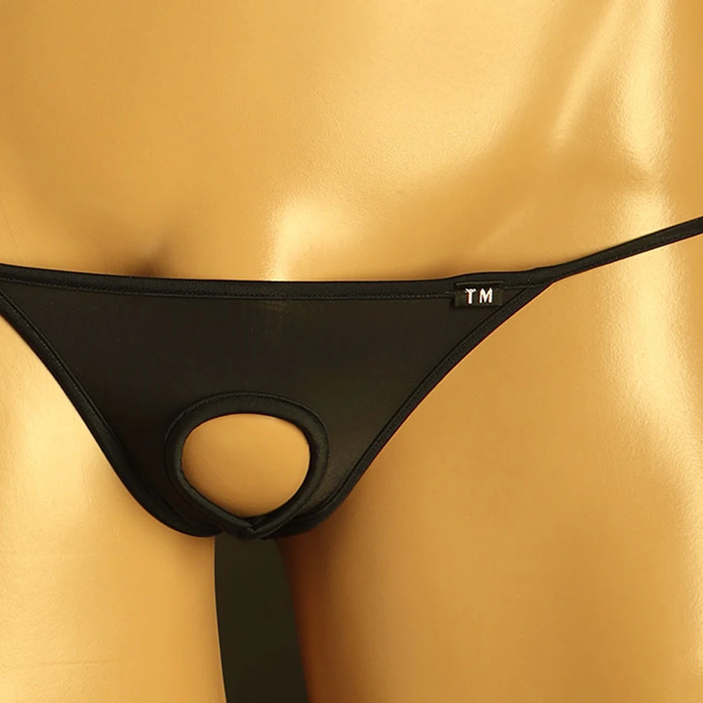 อุปกรณ์เสริมชุดชั้นใน Hollow Out ชุดชั้นในเร้าอารมณ์ G-String ต่ําเอว Mam กางเกงในชายกางเกงสบายเซ็กซี่นุ่ม