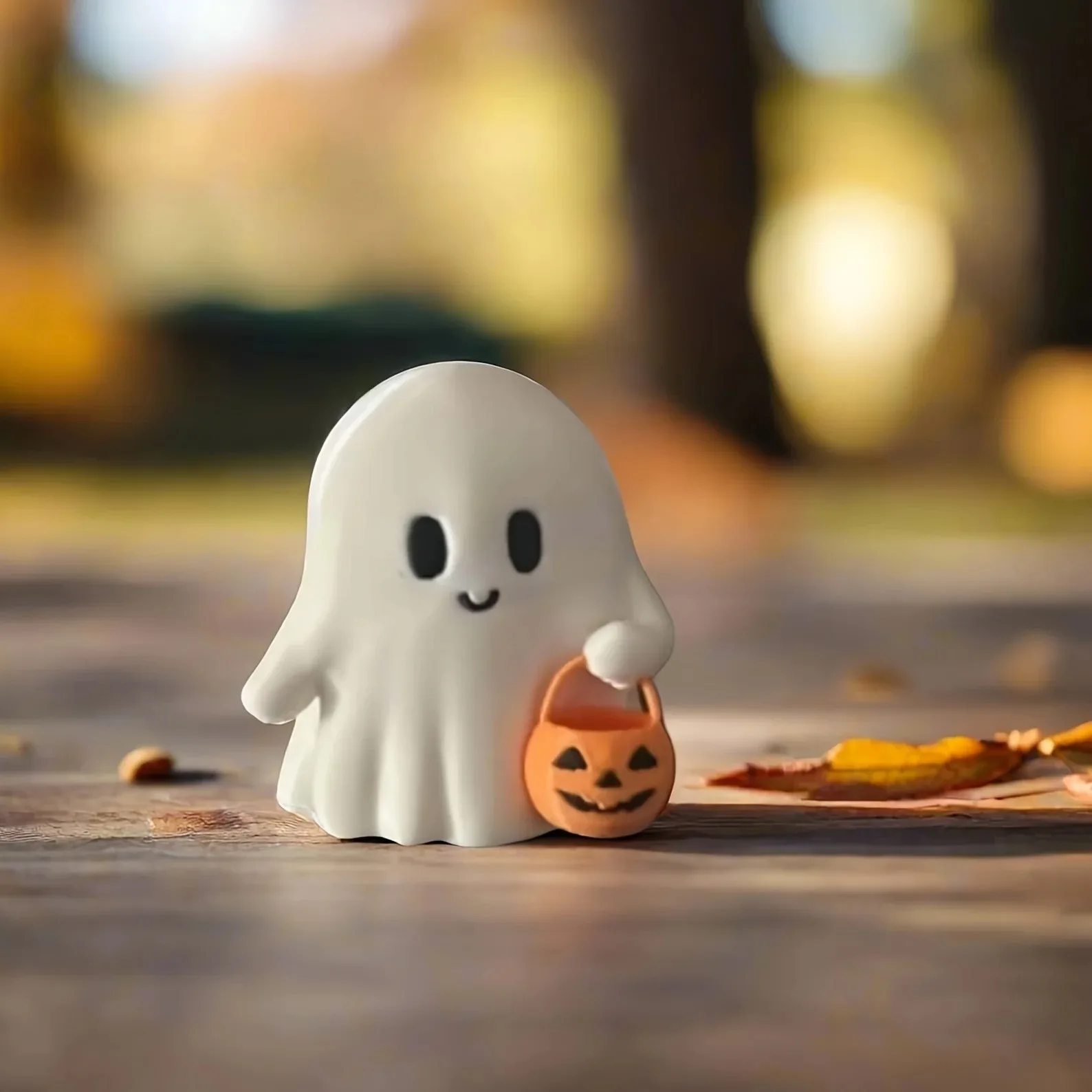 Statue de citrouille anime mignonne, artisanat durable, ornement de bureau pour salon et chambre, décoration d'intérieur pour Halloween, cadeau de fête