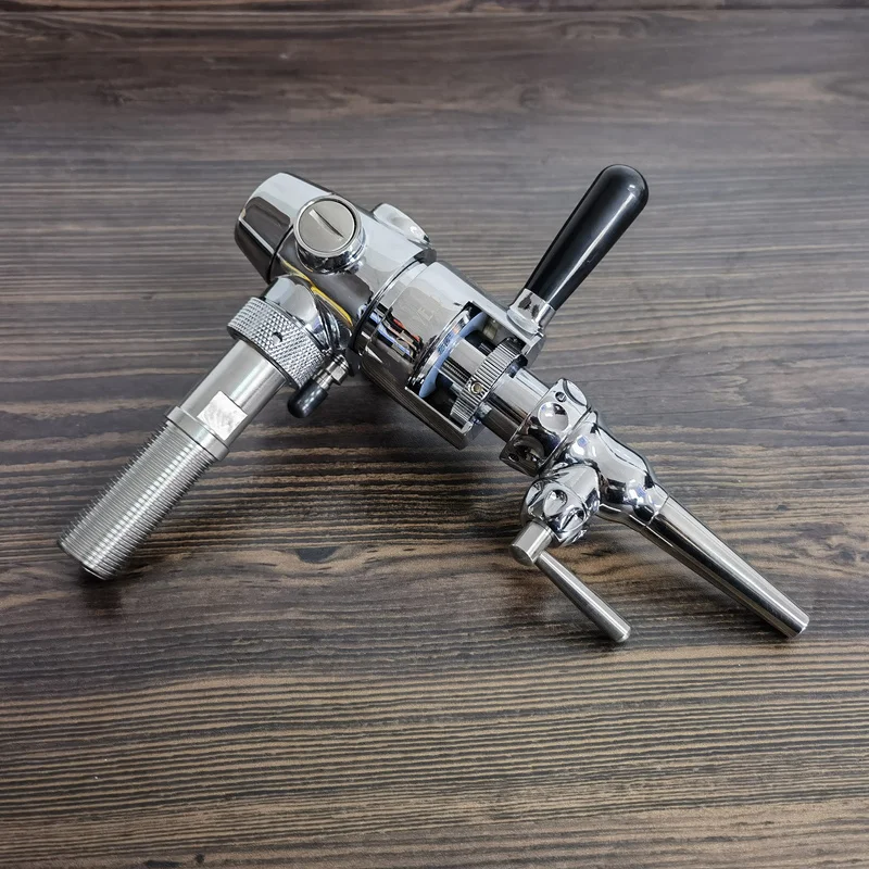 Food grade 304 stainless steel pegasus quick connection head thread craft beer matching mirror polishing faucet