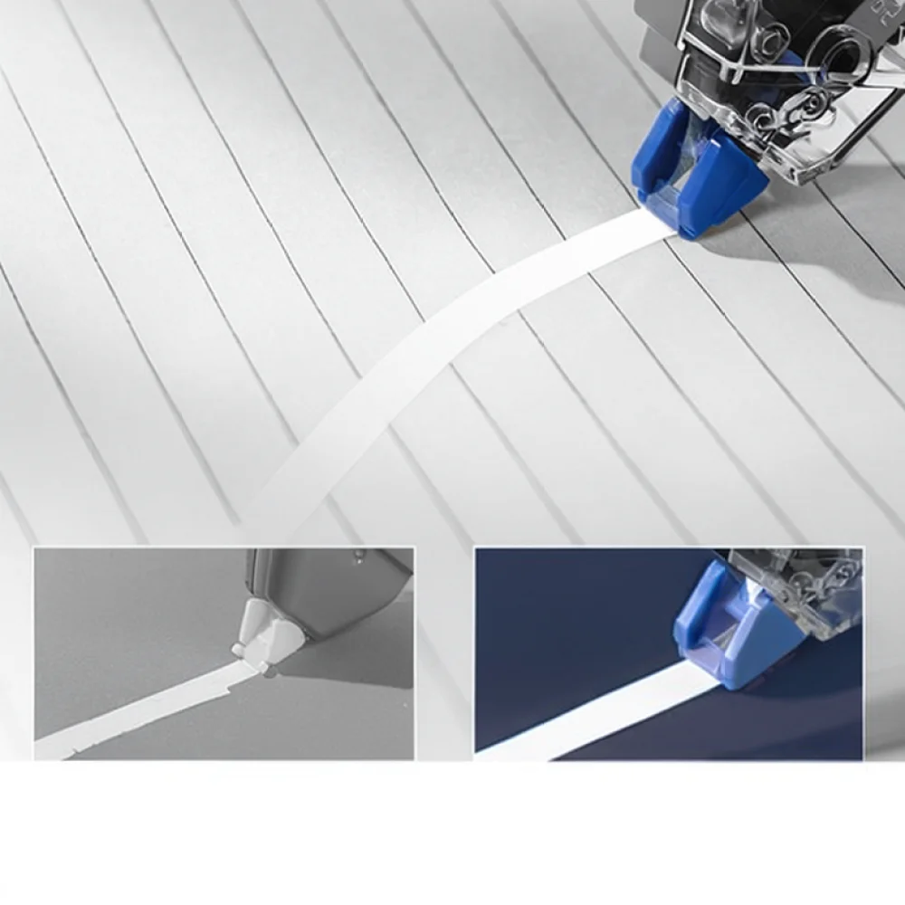 Correction Tape For Deli Office School Stationery Writing Supplies Portable Smooth Durable Black Refillable Professional