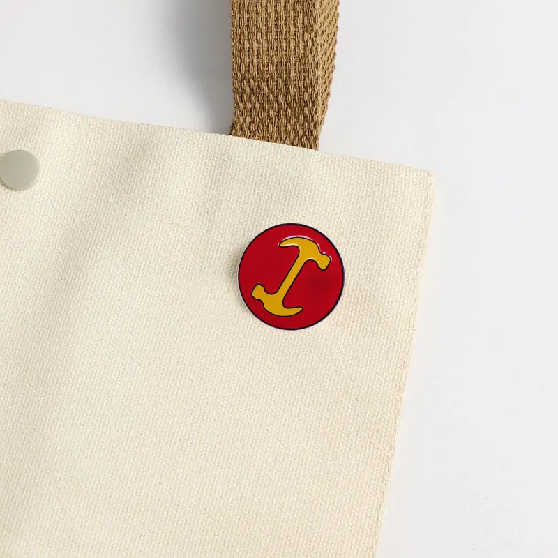 شعار منظمة stonquittters المينا دبوس سيمبسونز شارة بروش هدية على ظهره الديكور المجوهرات #6