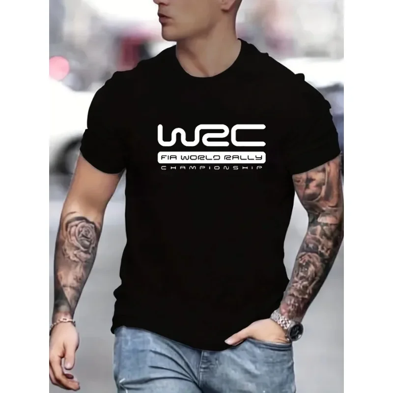 

2025 Fashion Trend Men's clothing, racing enthusiast peripheral clothing, outdoor sports loose and breathable round-neck T-shirt