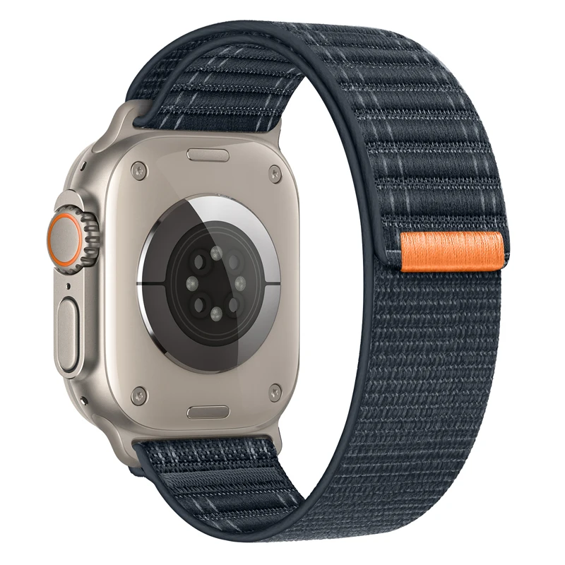 Cinturino in nylon per Apple Watch 46mm 42mm Bracciale intrecciato Cinturino sportivo per Iwatch 11 10 9 8 44/40mm Accessorio per cinturino Ultra49mm