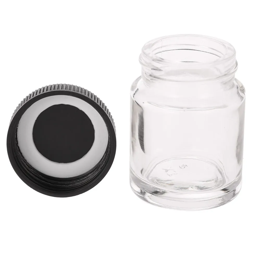 Plastic Bucket Handle Lid Paint Container Storage Halloween Christmas New Year Airbrush Glass Jars Paint Storage Bottle 22CC