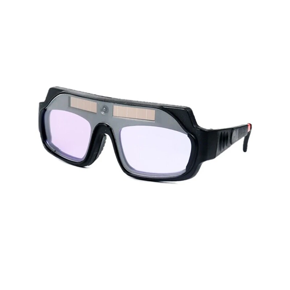 Lunettes de soudage Gog Gles à assombrissement automatique, lunettes de soudage anti-rayures pour coupe au plasma, outils de soudage à lentille, 1 jeu