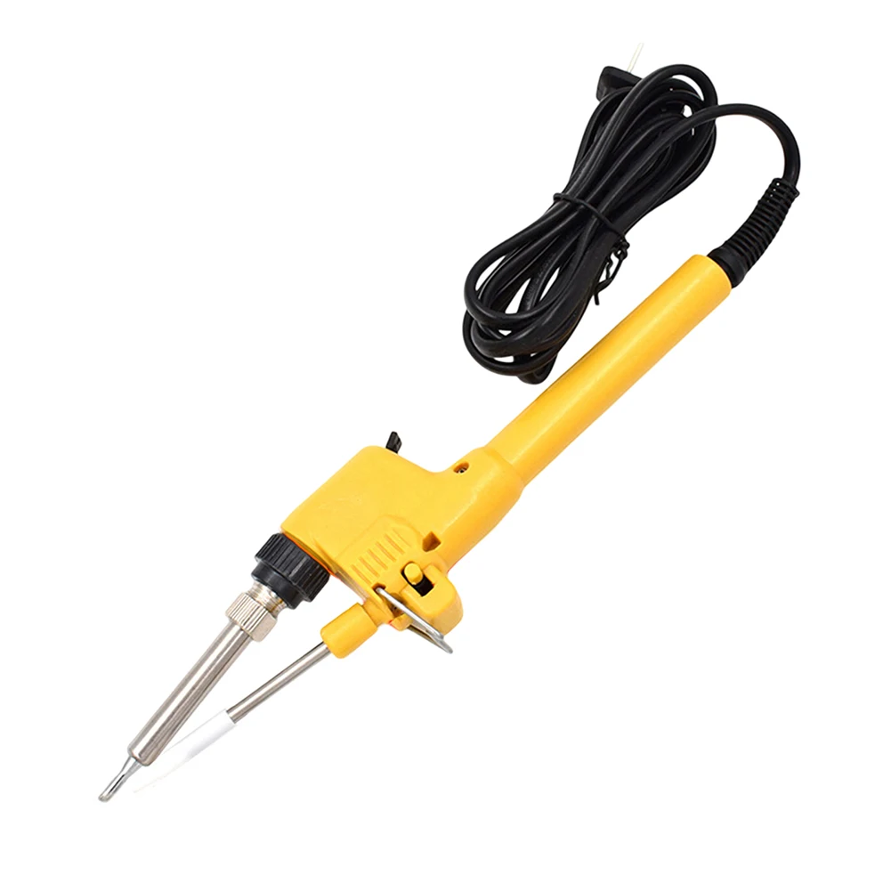 Soldador eléctrico con Clip para coche, núcleo de calefacción de cerámica, aislamiento térmico de silicona, CC de 12V, 60W