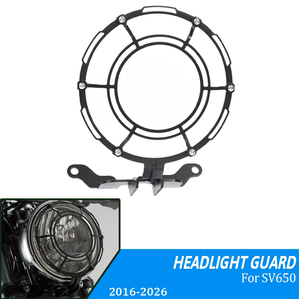 

Motorcycle Headlight Bracket Guard Cover Grill Protector For Suzuki SV650X SV650 SV 650 ABS X 650ABS Cafe Racer 2016 2017-2026
