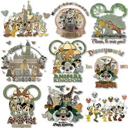 Wild Vacation Iron on Transfers DTF Heat Press Stickers for Clothes Thermal Transfer Decals on Tshirts