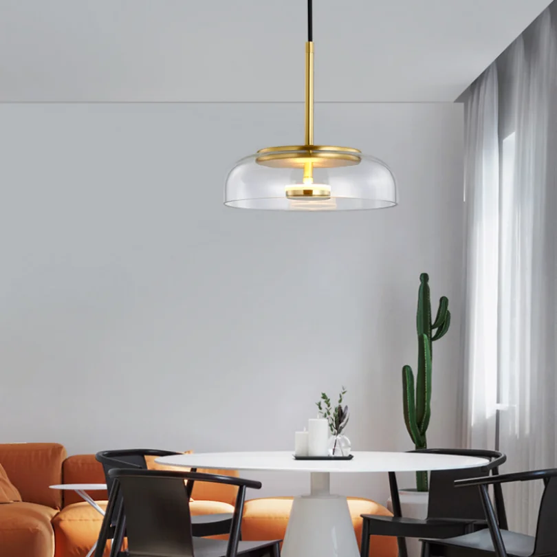 Modern LED Glass Pendant Lights, Lustres De Teto, Lâmpada Pendurada, Cozinha, Sala De Jantar, Hotel, Restaurante, Banheiro