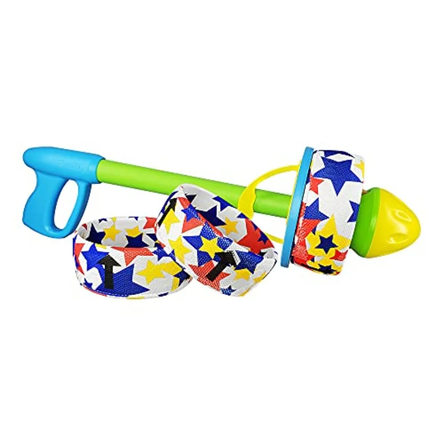 

65-ft. Flying Ring Launcher Dog Exerciser Starter Pack with Extra-Tough Rings Quickly Exercises Your Dog Dog Toy Launcher Start