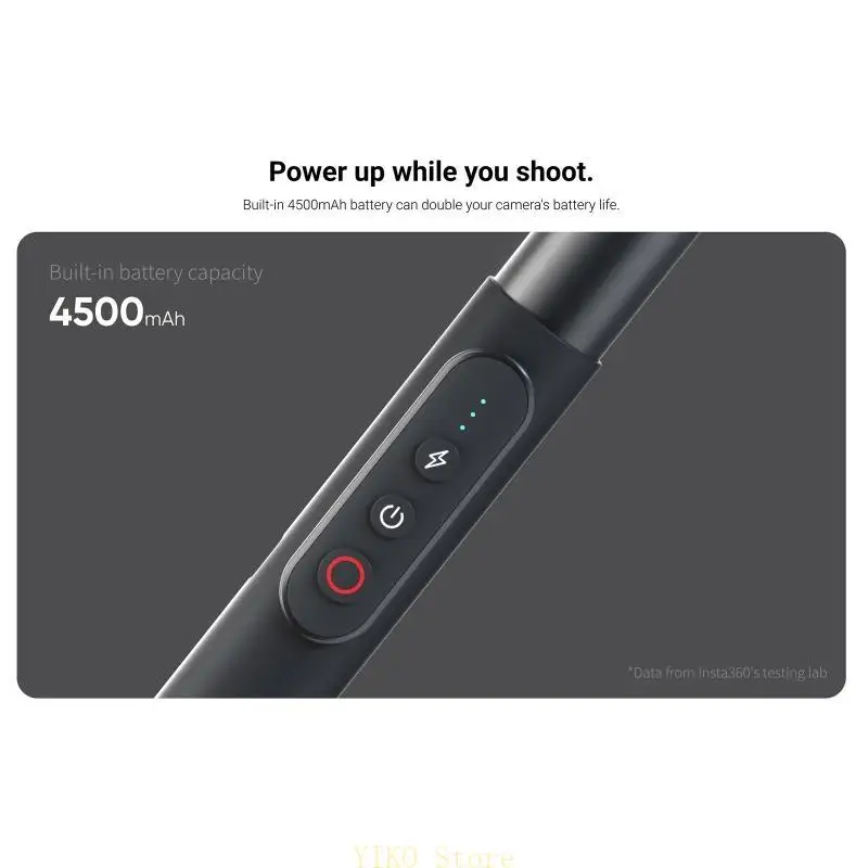 

K32C Power Selfie 4500mAh Battery Invisible Remote Replacement Camera