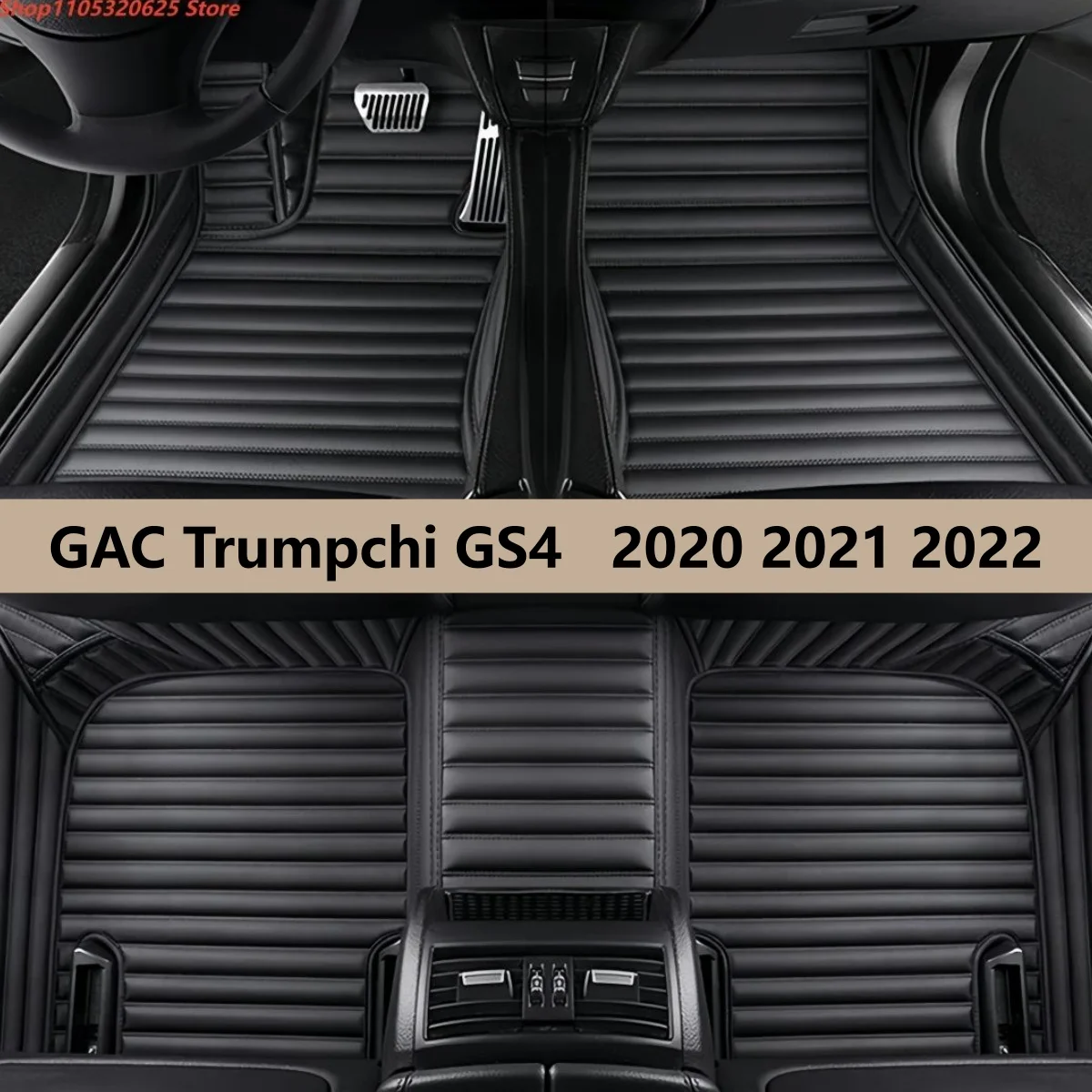 

Car Floor Mats For GAC Trumpchi GS4 2020 2021 2022 Auto Accessories Full Set All Weather Cars Carpets Pads
