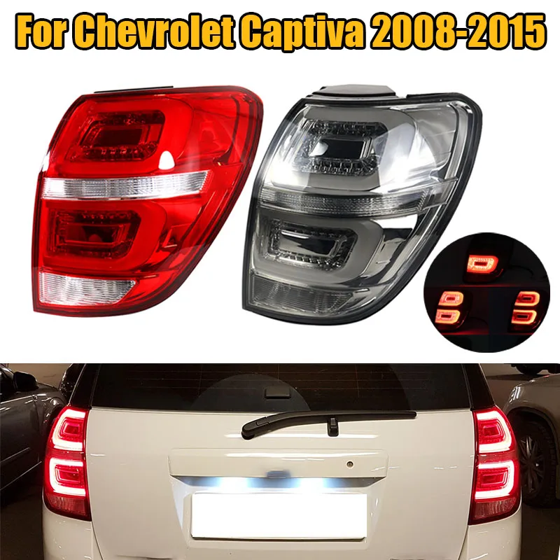 

1 Set LED Rear Bumper Tail Light Tail Lamp Stop Brake Lamp Pair For Chevrolet Captiva 2008 2009 2010 2011 2012 2013 2014 2015