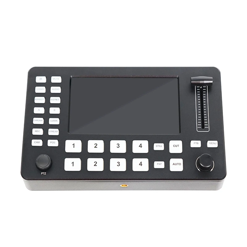 JJTS 4 Channels Video Multi-Format Studio Live Streaming Equipment With HDMI Video Mixer Switcher