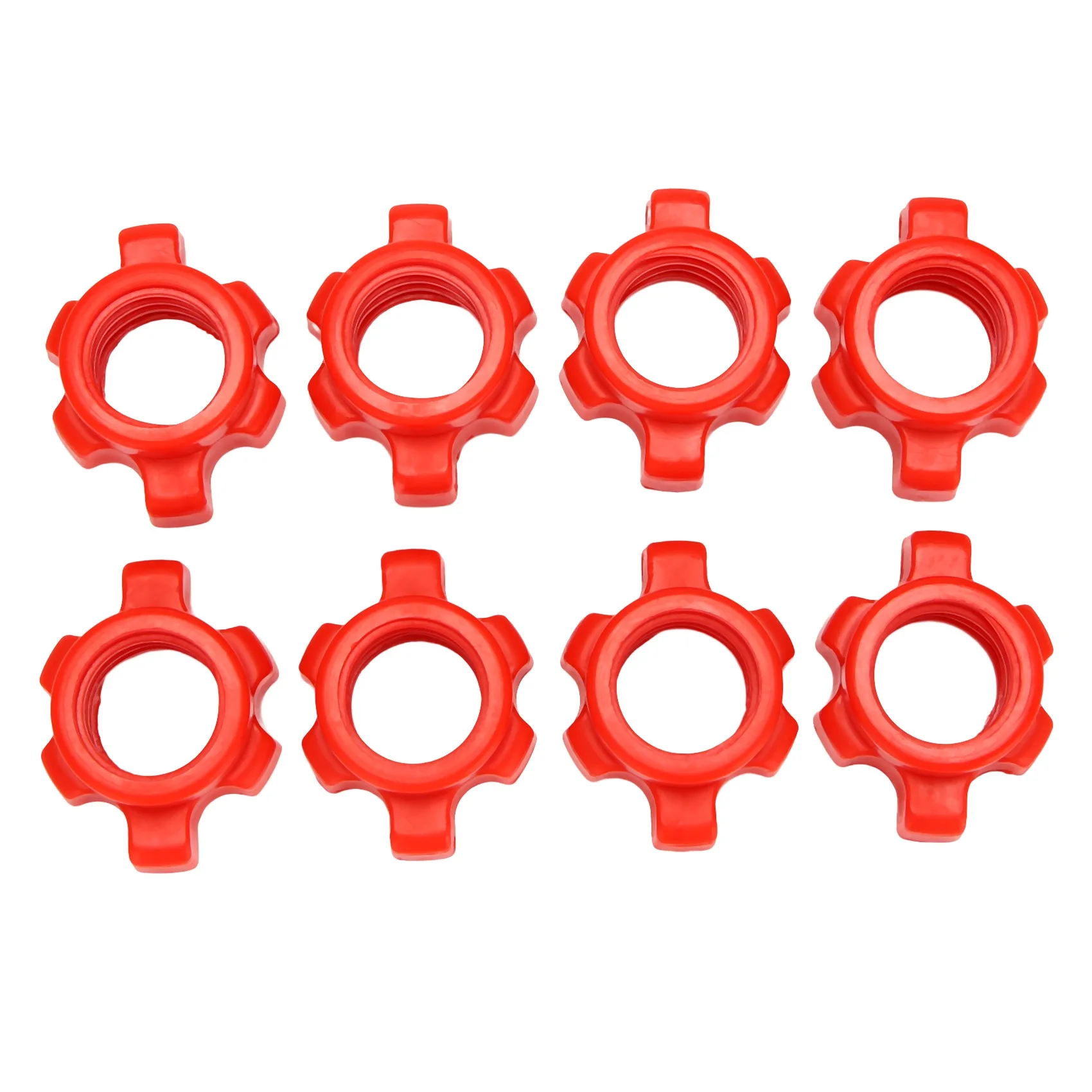 Dumbbell Hex Nut8PCS Dumbbell Nut,Dumbbell Rod Nut, Collars for Barbells Bars Training Sports Accessories