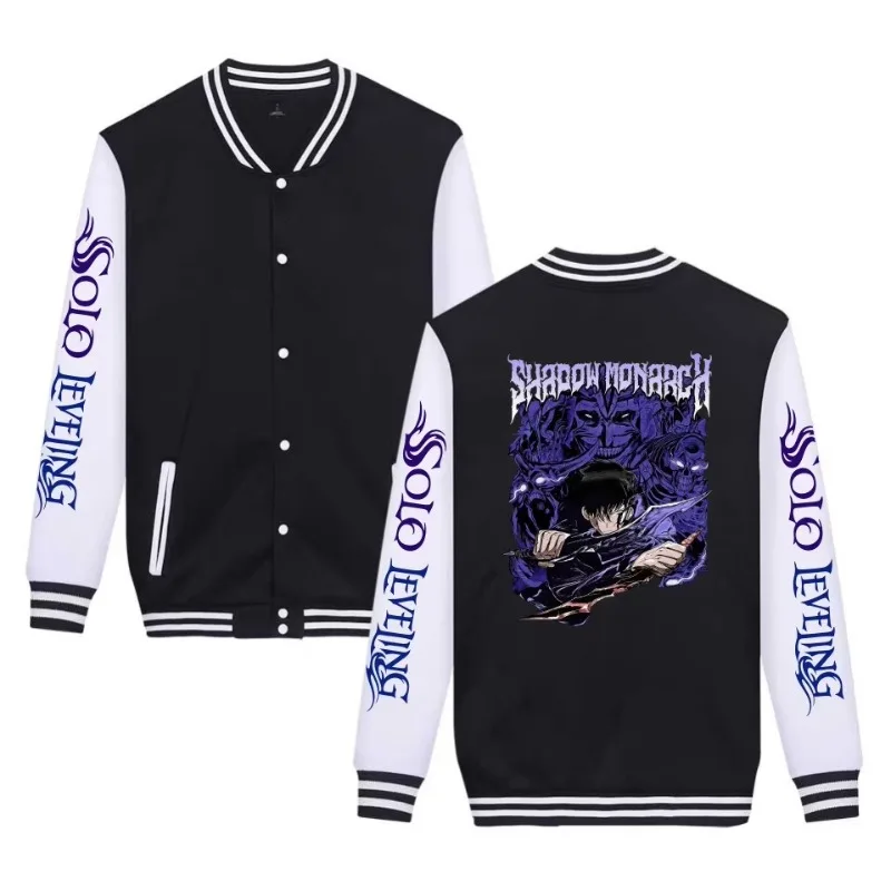 

Hot Game Solo Leveling Vintage 90s Merch Jacket Cosplay Women Men Casual Sweatshirts Streetwear Fashion