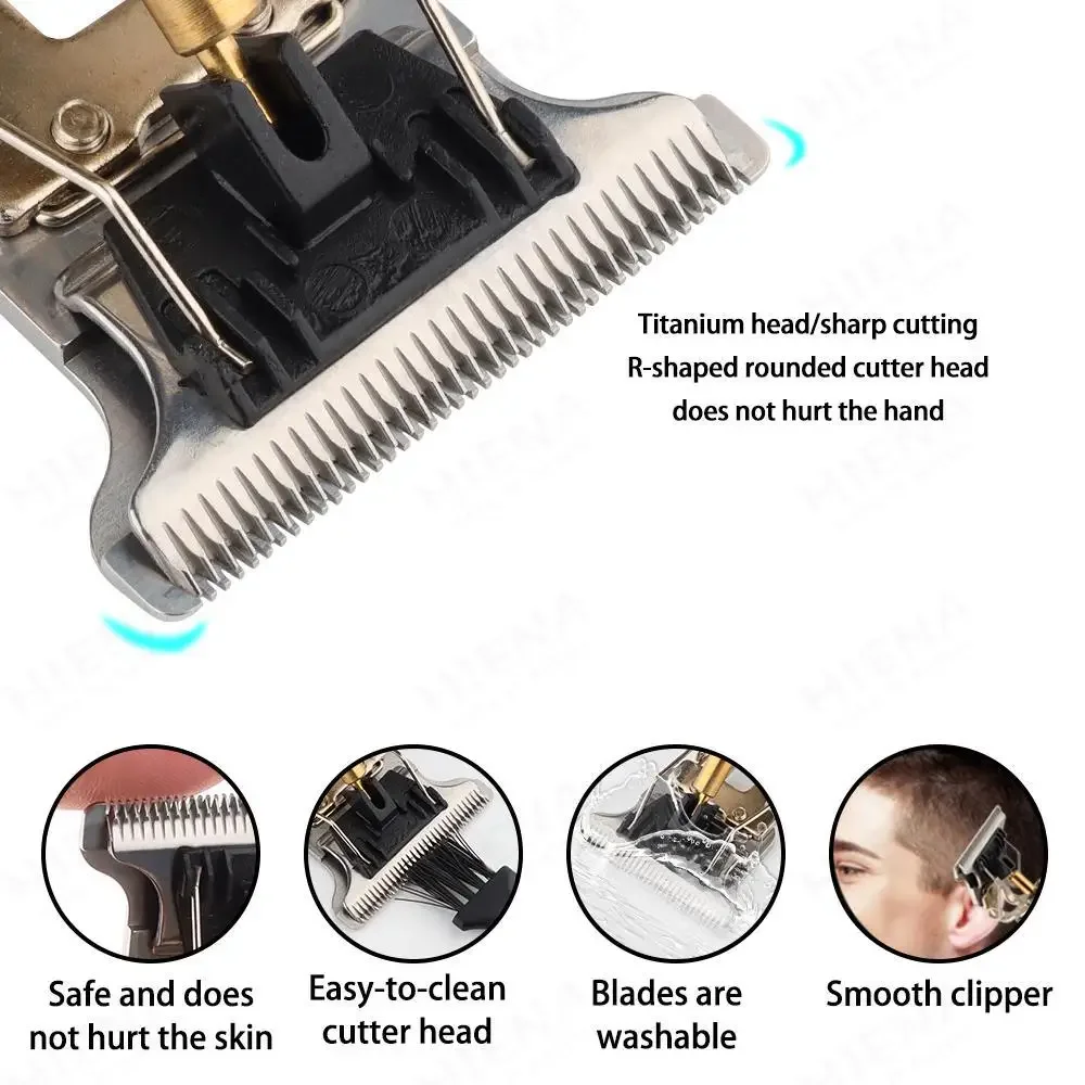 Haarschnitt Rasierer für Männer wiederauf ladbare Clipper Rasierer Erwachsenen elektrische Vintage Clipper razor Home USB Aufladen Friseur Shop