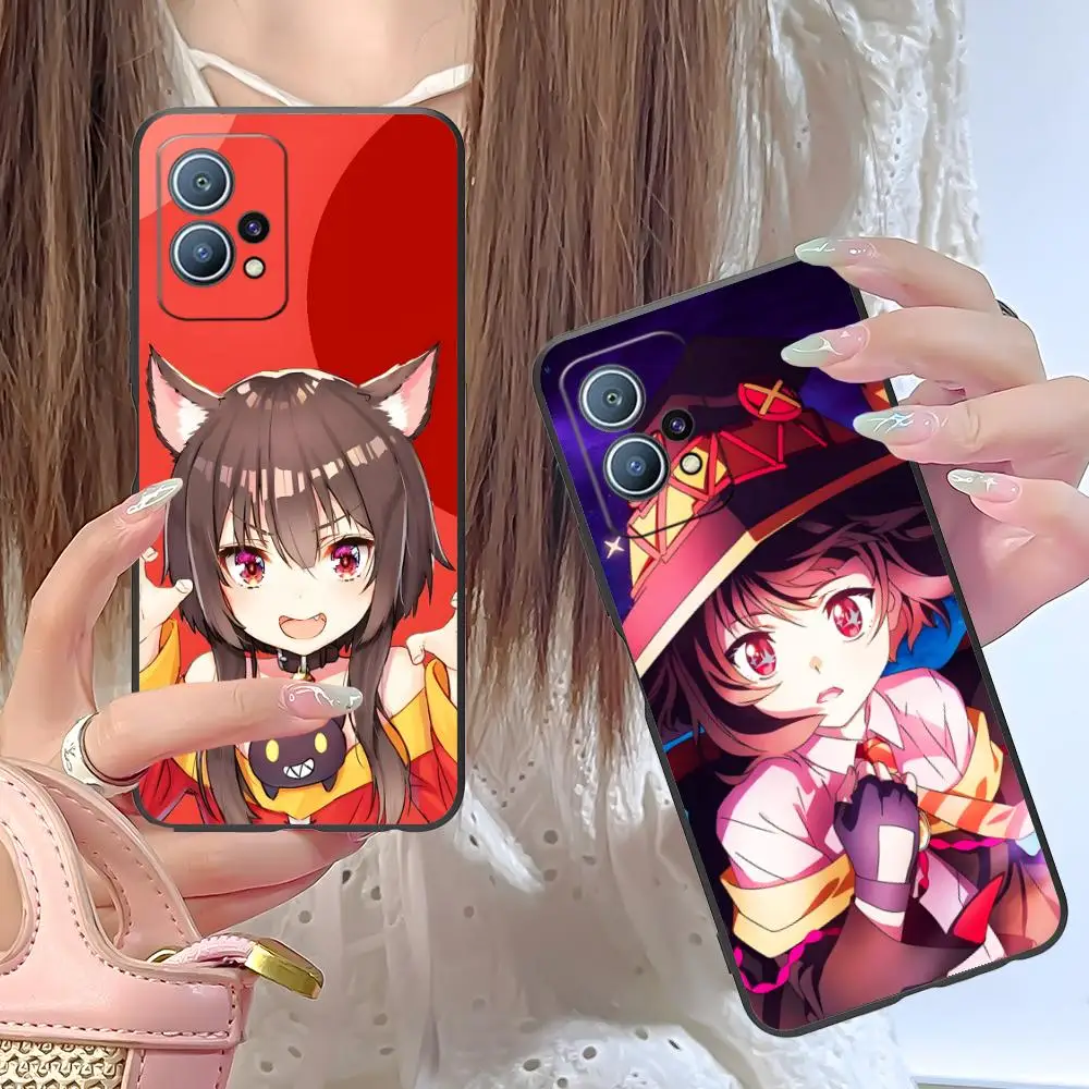 

Konosuba Megumin Matte TPU Mobile Phone Case for Huawei P60 P50 P40 P30 P20 P10 P9 P8 Pro Lite Plus Colorful Printing Cover