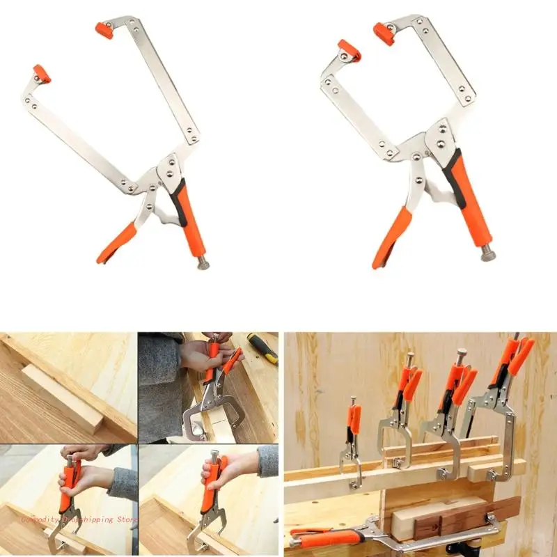 Multi-Function Metal Face Clamp, C Type Grip Pliers, Woodworking Table, Cabinets Locking, 6 9