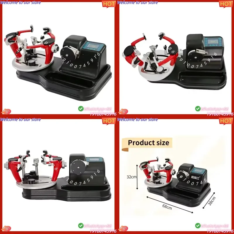 2026CE Lemo High Precision Automatic Badminton Racket Stringing Machine PLC Digital Control Bearing Engine Core Components 1