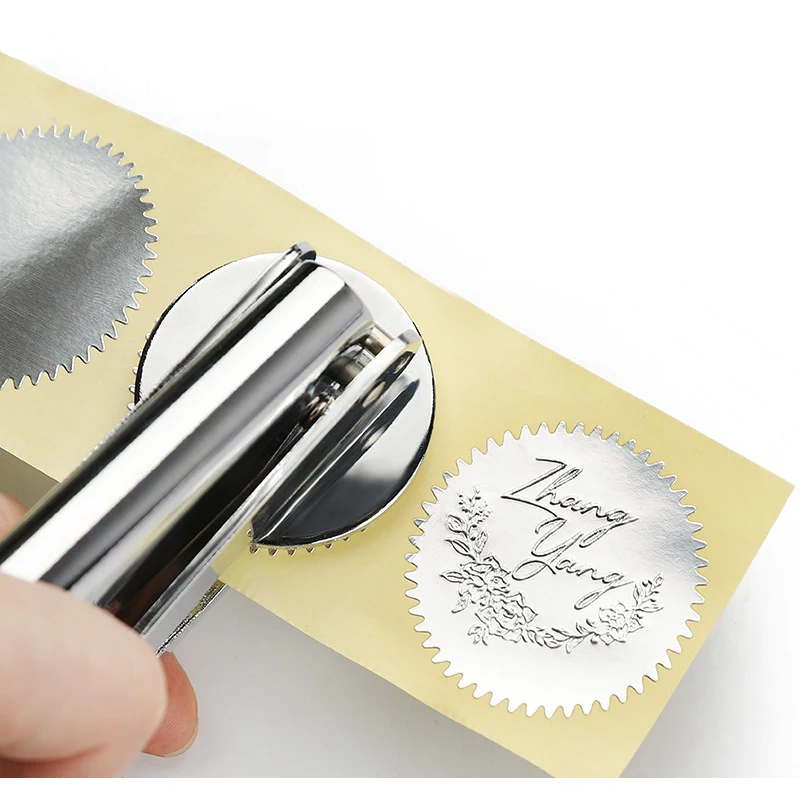 Dry Seal Stamp Custom Book Embosser Stamp for Your Logo or Design Embosser Personalized Book Embosser Gift for Book Lover