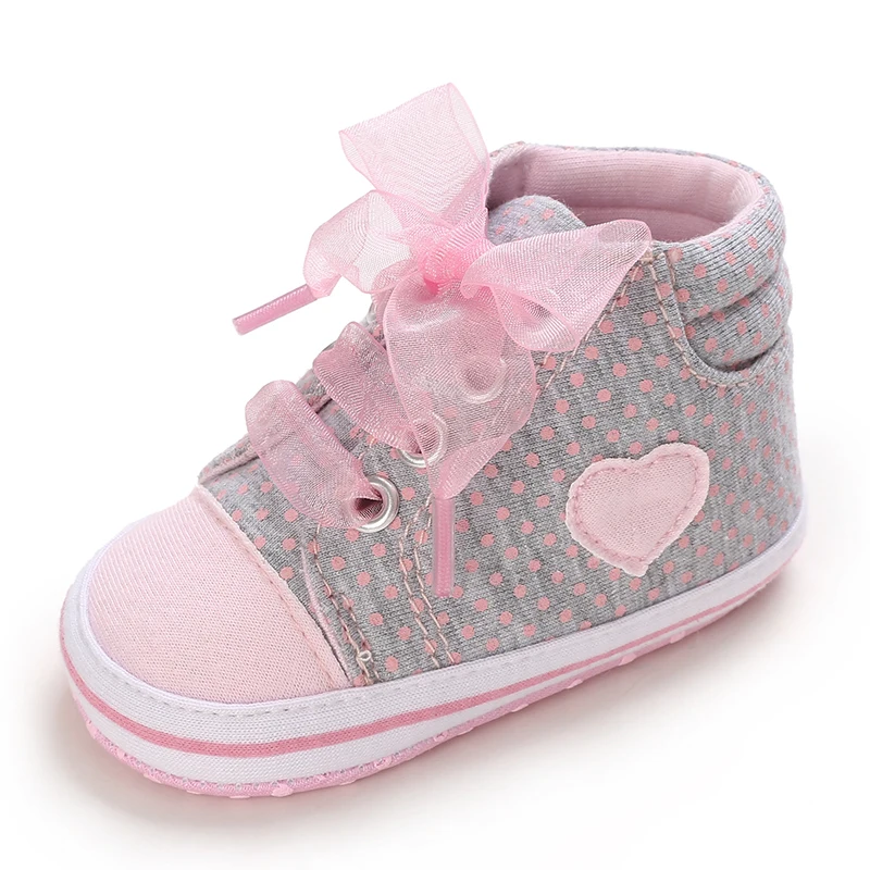 Summer Fashion Newborn Pink Baby Shoes Non-slip Cloth Bottom Shoes For Girls Elegant Breathable Leisure Baby First Walking Shoes