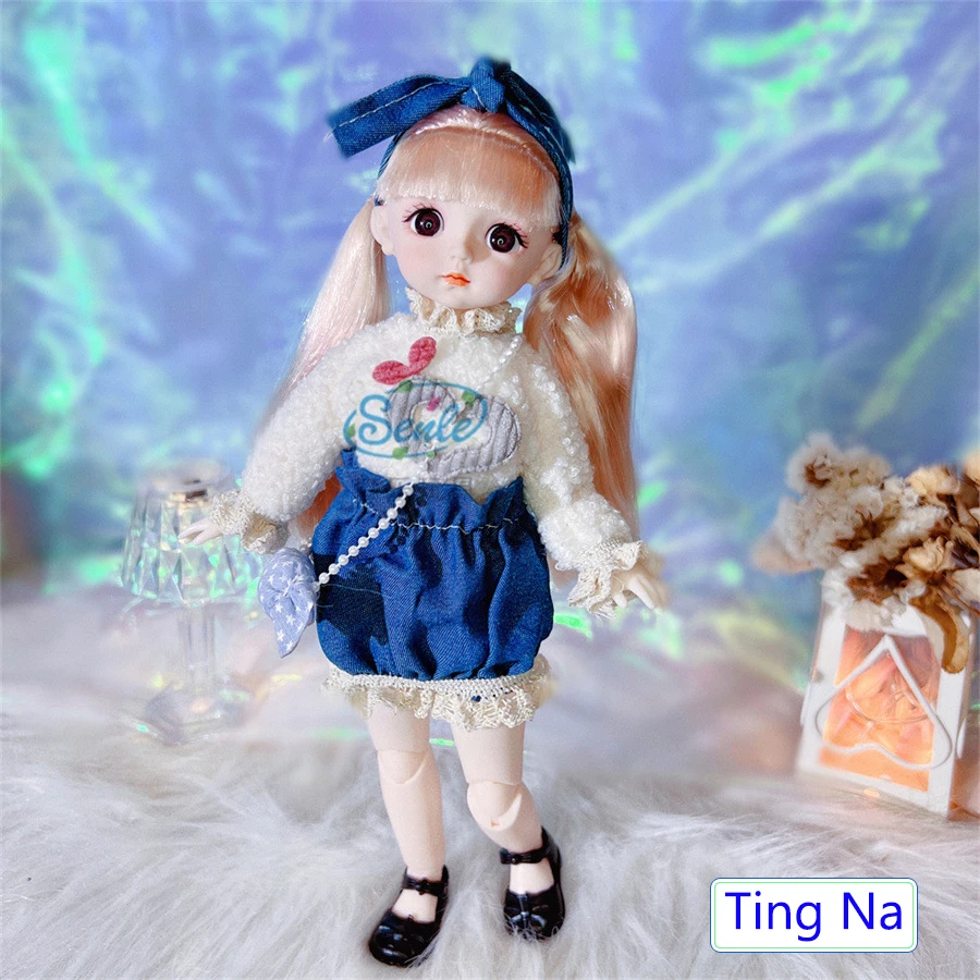 30 cm Puppe mit Kleidung für Kinderspielzeug Mädchen 6 bis 10 Jahre 1/6 Kleidung für BJD-Puppen Puppenhaus-Zubehör – Detail 23