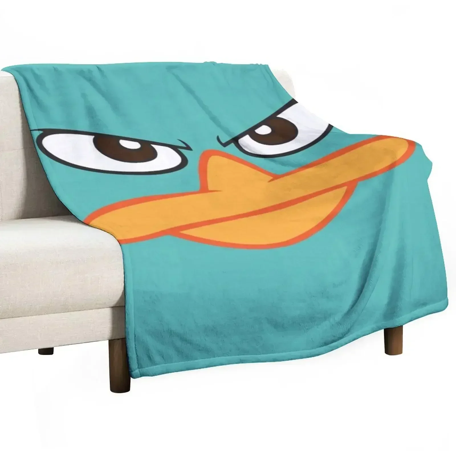 Perry the Platypus Mask Throw Blanket Decorative Throw Luxury Brand Blankets