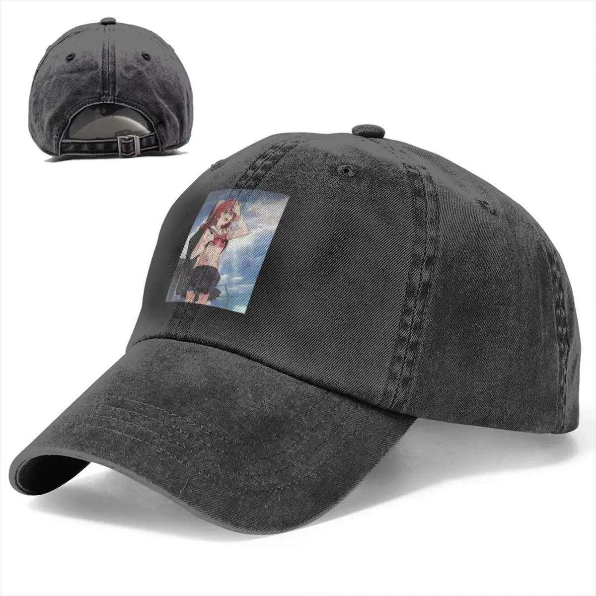 Pure Color Dad Hats Japanese Music Anime Women's Hat Sun Visor Baseball Caps Bocchi The Rock Peaked Cap